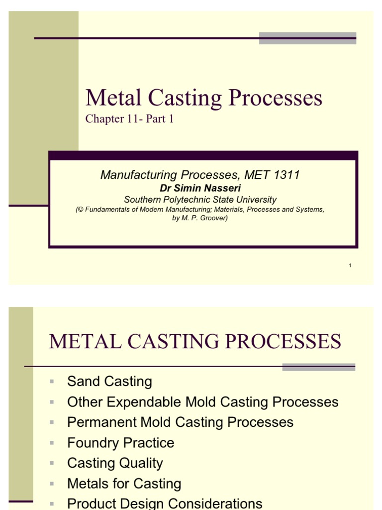 Steel Casting Process Pdf – Iron and Steel Castings Engineering Guide ...