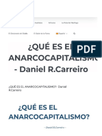 Carreiro - ¿Qué Es El Anarcocapitalismo