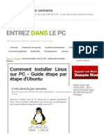 Comment Installer Linux Sur PC - Guide Étape Par Étape D'ubuntu