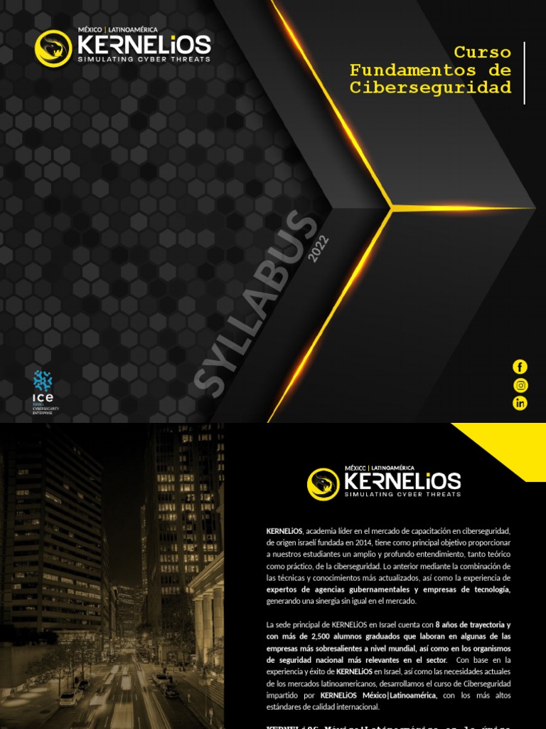 Syllabus Fundamentos de Ciberseguridad Academia KERNELiOS | PDF | La ...
