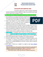 Indicaciones Planificación 2023