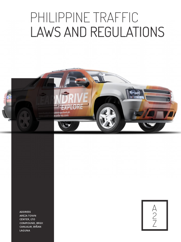 Philippine Traffic Laws Rules and Regulations PDF Air Pollution