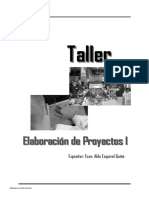 Elaboración de Proyectos I: Definiciones, Ciclo de Vida y Profundidad de Estudios