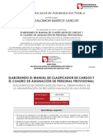 Ruben Salomon Martos Sangay: La Escuela Nacional de Administración Pública