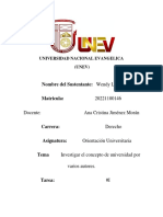 Tarea I, Investigar El Concepto de Universidad Por Varios Autores.