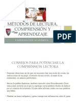 Metodos de Lectura Comprension y Aprendizaje