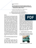 33 Perancangan Dan Implementasi Aktuator Sistem Kontrol PH Menggunakan On Off Solenoid Valve Pada Purwa Rupa Instalasi Pengolahan Limbah Tekstil