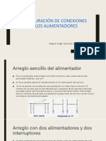 Configuración de Conexiones en Los Alimentadores Miguel Angel Sanchez Garcia