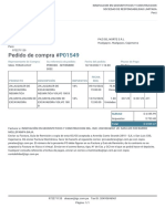 Pedido de Compra - P01549