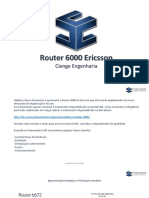 Router 6000 Ericsson: Cienge Engenharia