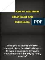 TERMINATION OF TREATMENT - Euthanasia.Infanticide