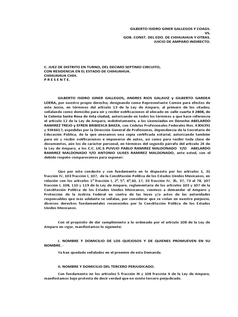 Amparo Indirecto Contra Impuesto Predial, Ultima Versión | PDF