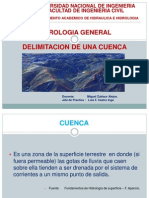 Delimitacion de Una Cuenca