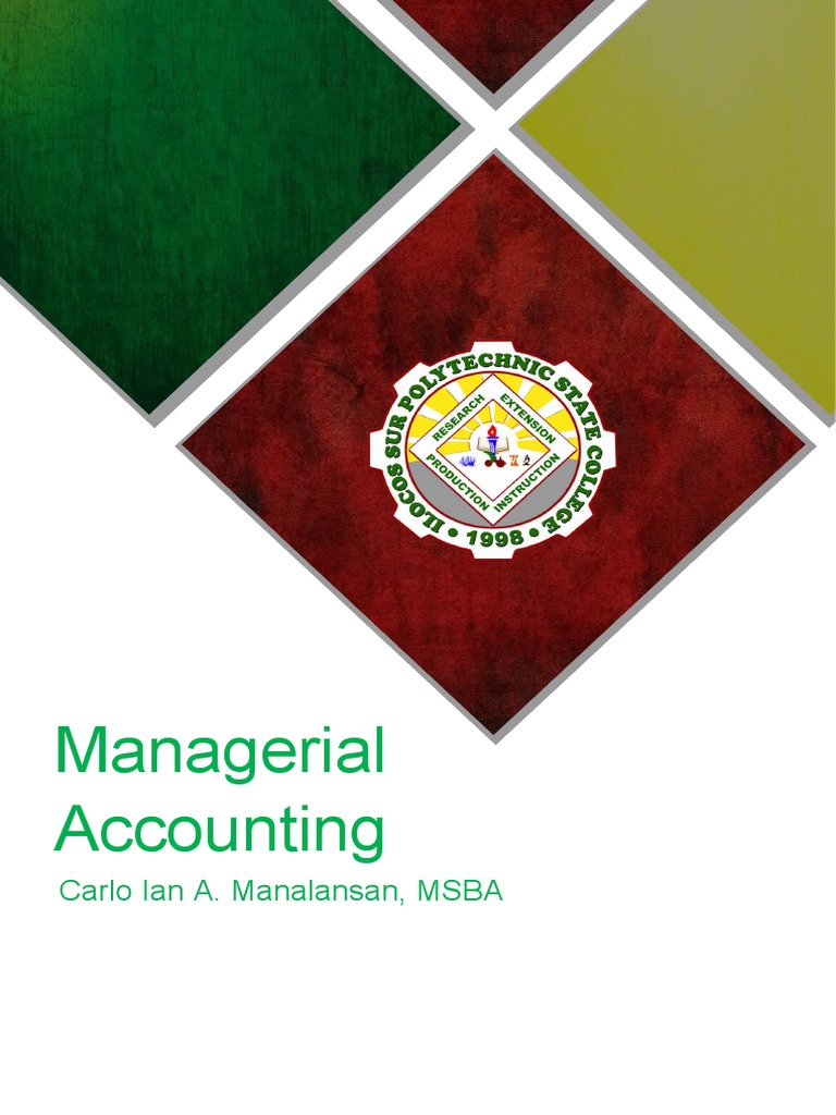 Managerial Accounting Course Overview | PDF | Corporate Social ...
