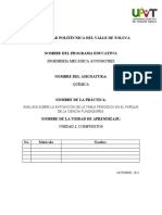 Practica U2 - Analisis Del Parque de La Ciencia Fundadores