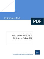 Biblioteca Online ENI. Guía Del Usuario