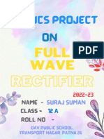 Physics Practical Class 12 Full Wave Rectifier With Graphics