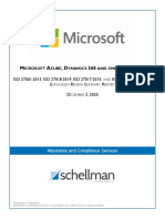 Microsoft Azure, Dynamics 365 and Online Services - IsO 27001, 27018, 27017, 27701 Assessment Report 12.2.2020 PDF