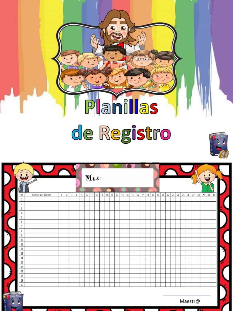 Planilla de Asistencia Tamaño A4 | PDF