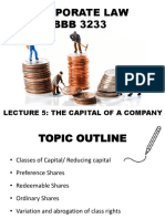 Lecture 5 - The Capital of A Company