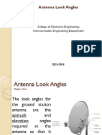 Antenna Look Angles: College of Electronic Engineering Communication Engineering Department