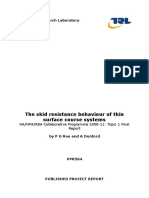 The Skid Resistance Behaviour of Thin Surface Course Systems UK - TRLReport - HFST - PPR564 - Feb2012