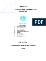 PDF Makalah KLP 2 Diagnosis Dan Analisis Perilaku Kesehatan - Compress