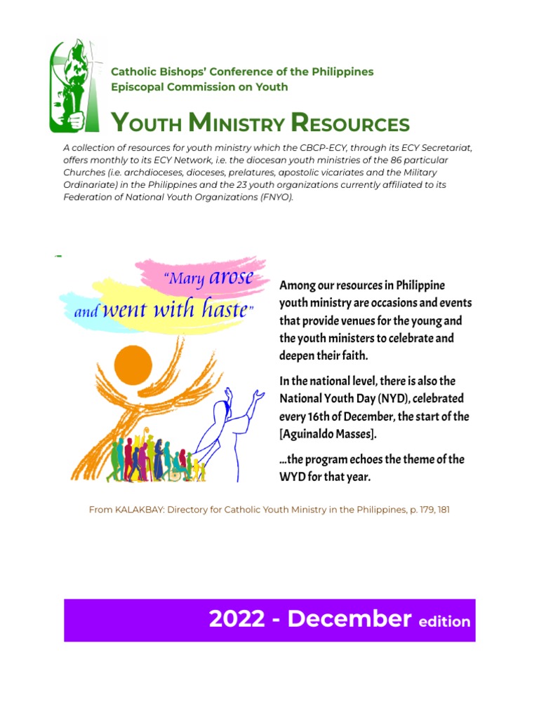 CBCPECY Youth Ministry Resources (202212) PDF