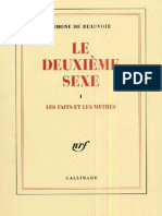 Le Deuxieme Sexe_tome1 - Beauvoir de,Simone