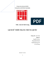 LSTT Tiểu luận lịch sử thời trang Trung Quốc - - nhóm 8