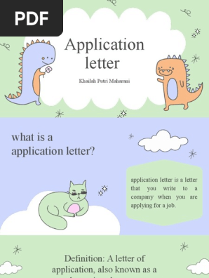 PPT APPLICATION LETTER