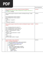 Python Practical Program-Xi