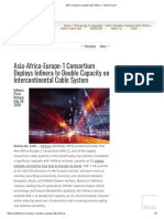 AAE-1 Doubles Capacity With Infinera - SubTel Forum