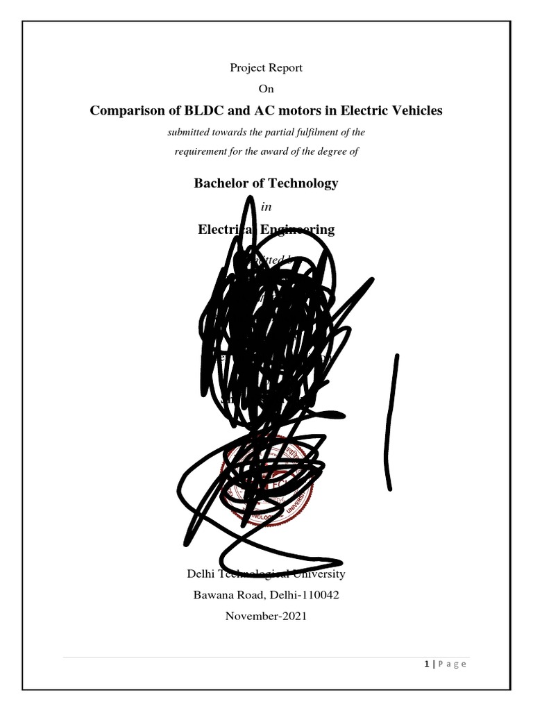 Comparison of BLDC and AC Motors in Electric Vehicles PDF Electric Motor Electric Vehicle