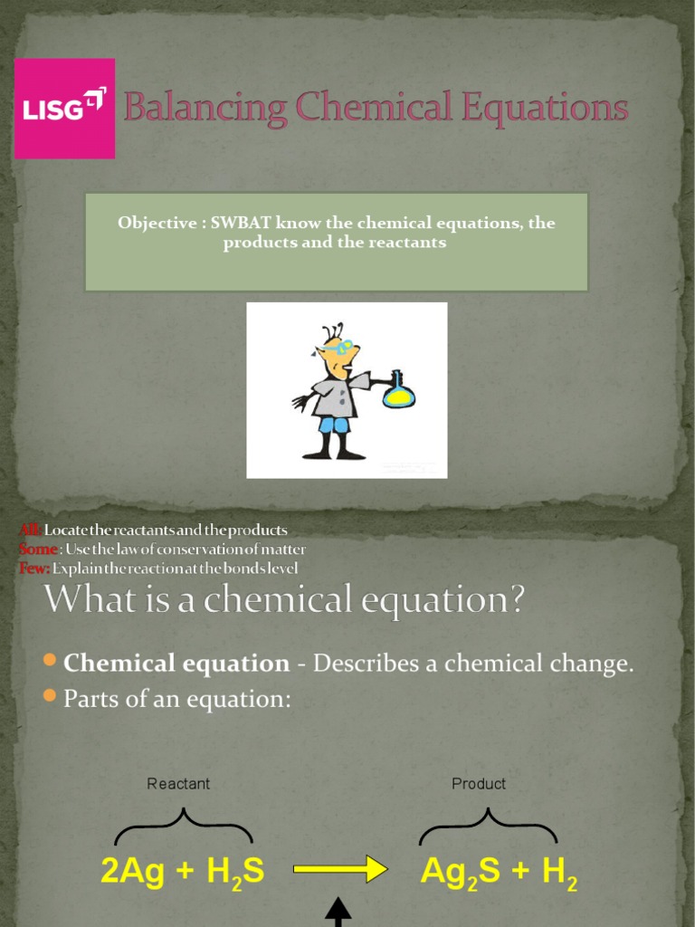 Balancing Chemical Equations PDF Chemistry Chemical Reactions