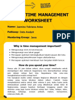 Habit&Time Management Worksheet - Jasmine