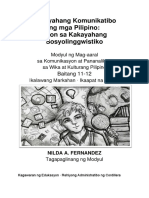 Fil11-12 Q2 W4 Kakayahang Sosyolinggwistiko Fernandez