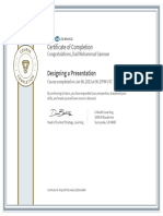 CertificateOfCompletion_Designing a Presentation