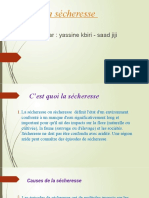 La Sécheresse: Présenter Par: Yassine Kbiri - Saad Jiji