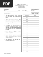 1516 S5 Mathematics Paper1 (With Marking)