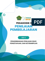 Pengembangan Penilaian Sikap, Pengetahuan, Dan Keterampilan