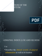Gingival Index and Periodontal Screening