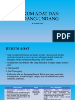 Hukum Adat Dan Undang-Undang