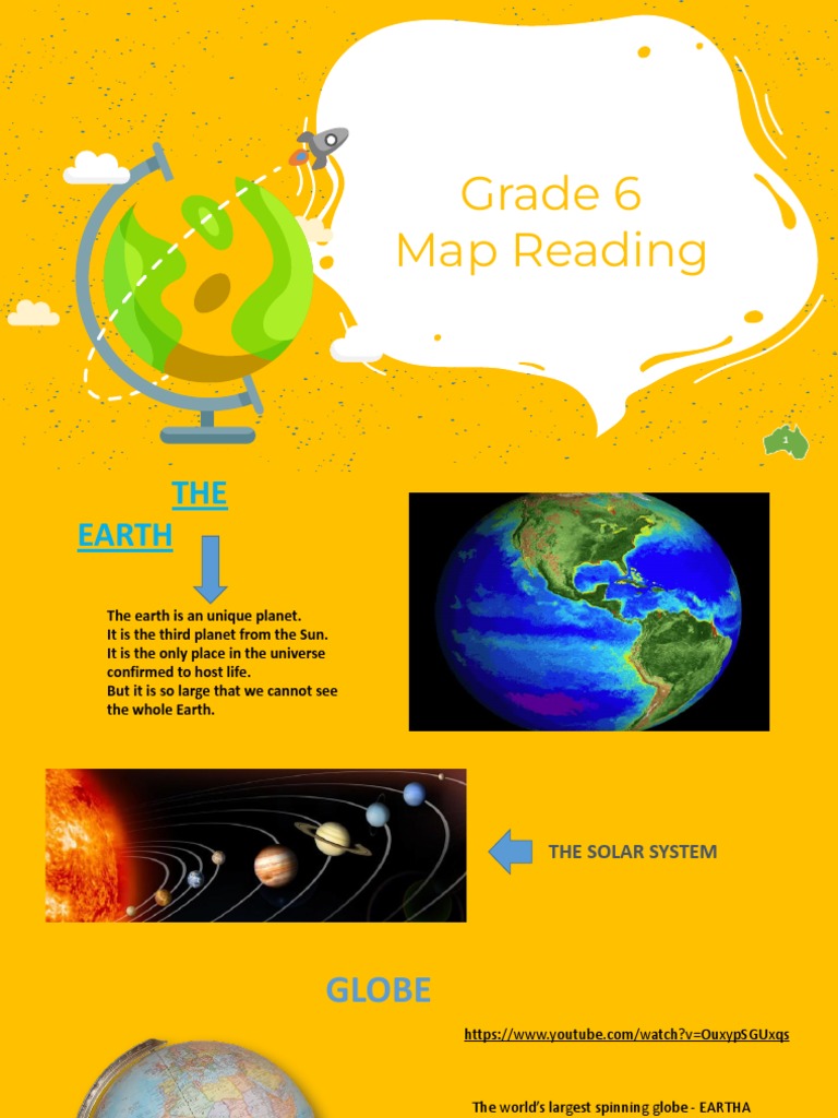 Understanding Maps and Globes for Grade 6 | PDF