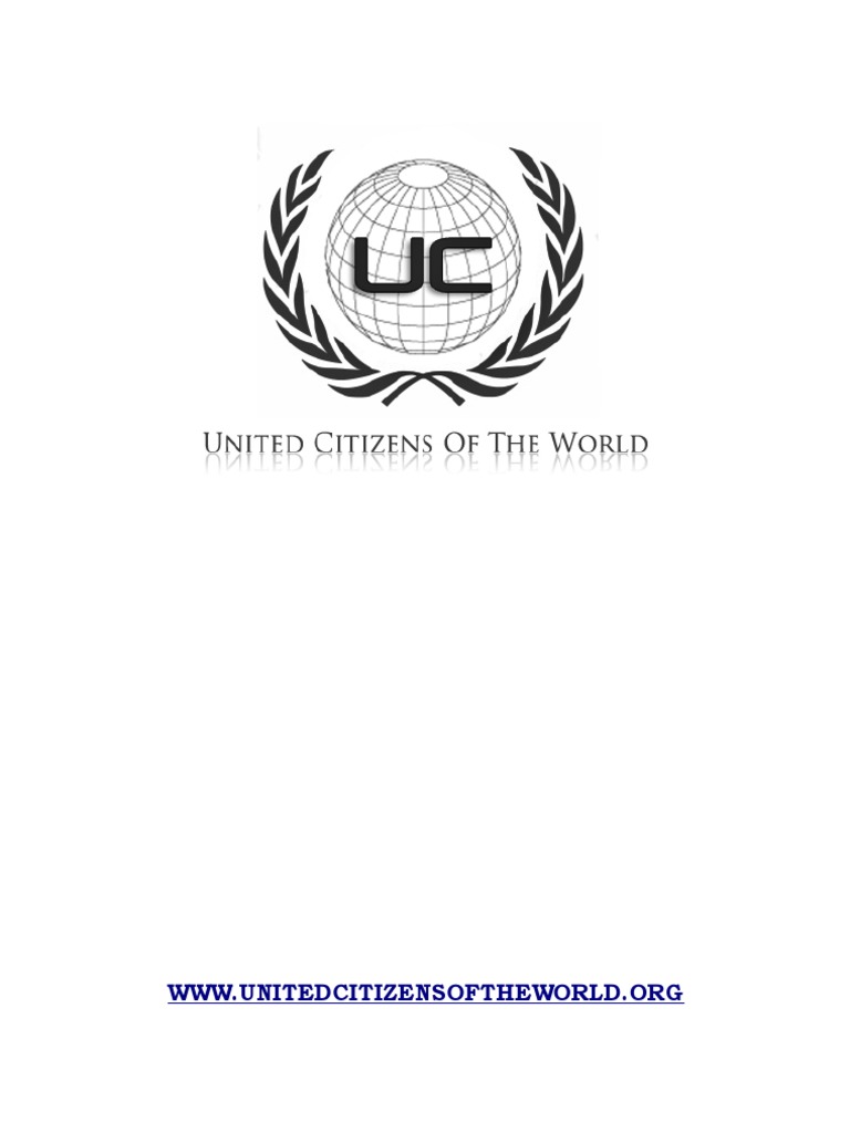 United Citizens of the World Manifesto | PDF | Substance Abuse ...