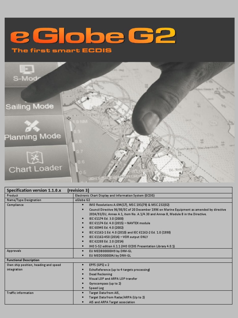 eGlobe G2 ECDIS User Manual Overview | PDF | Equipment | Computing