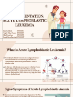 Acute Lymphoblastic Leukemia Case Presentation