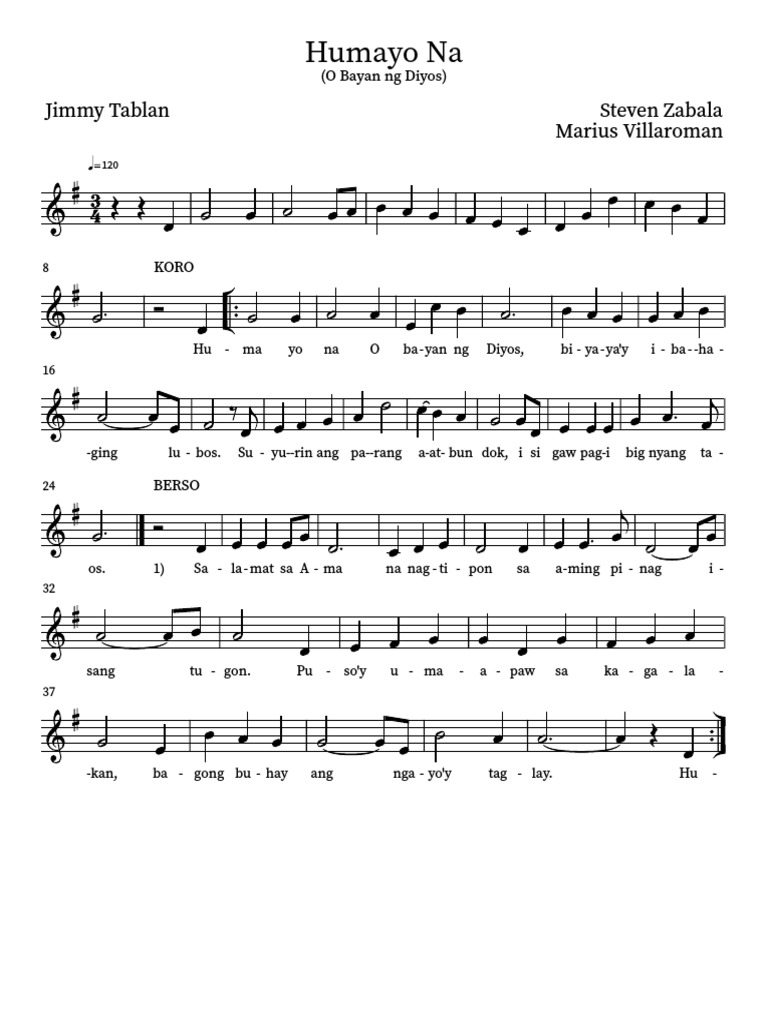 Humayo Na | PDF