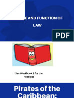 WORKBOOK 1 - Nature and Functions of Law - 1