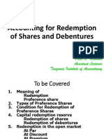 Topic 2 - Accounting For Redemption of Shares and Debentures-1